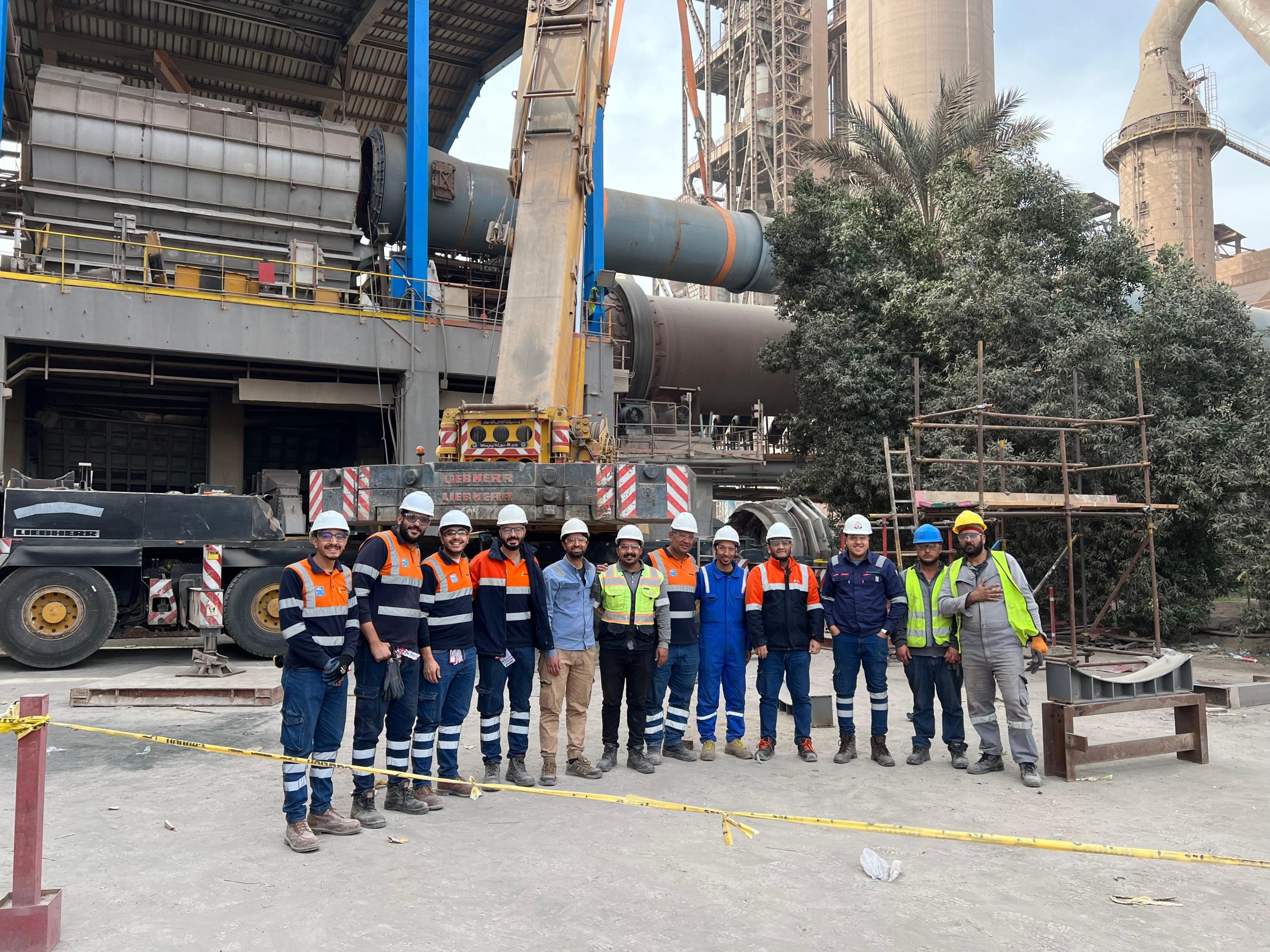 Celebration of Lafarge team with IMC